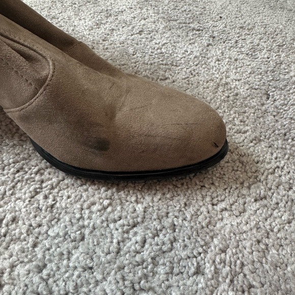 Women’s Size 10 Beige Tan Suede Thigh High Boots - Picture 4 of 8